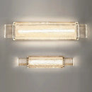 Modern luxe gold crystal glass wall lamp bedroom sconce set