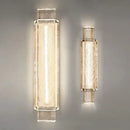 Modern luxe gold crystal glass wall lamp bedroom sconce set