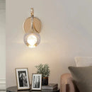 Modern luxurious crystal led wall sconce gold curved lamp for bedroom