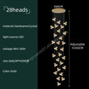 Modern luxury butterfly gold decorbites crystal chandelier living room