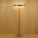 Modern luxury crystal gold floor lamp for living room
