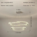 Modern luxury crystal led chandelier – foyer pendant light