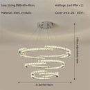 Modern luxury crystal led chandelier – foyer pendant light