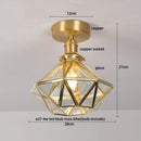 Modern luxury decorbites crystal glass ceiling lamp living room light