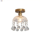 Modern luxury decorbites crystal glass ceiling lamp living room light