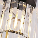 Modern luxury gold & black crystal aisle ceiling light corridor lamp