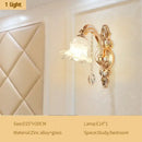 Modern luxury gold crystal ceiling chandelier living room flower light