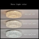 Modern luxury gold crystal led ceiling chandelier living room