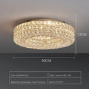 Modern luxury gold crystal led ceiling chandelier living room