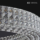 Modern luxury gold crystal led ceiling chandelier living room