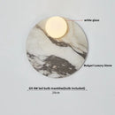 Modern marble glass globe led wall lamp bathroom mirror light
