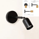 Modern matte adjustable gu10 led wall sconce for bedroom