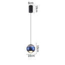 Modern matte ball pendant lights for bedroom and kitchen island