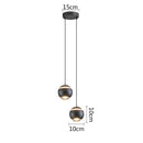 Modern matte ball pendant lights for bedroom and kitchen island