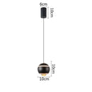 Modern matte ball pendant lights for bedroom and kitchen island