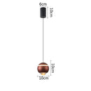 Modern matte ball pendant lights for bedroom and kitchen island