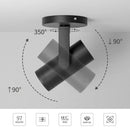 Modern matte black 12w dimmable led ceiling spotlight living room