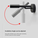 Modern matte black adjustable led wall lamp for bedroom reading