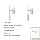 Modern matte black adjustable led wall lamp for bedroom reading