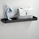 Modern matte black aluminum corner shelf bathroom storage holder