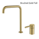 Modern matte black and brushed gold basin faucet bathroom sink tap