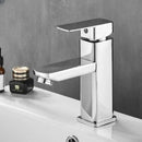 DecorBites™ Black Basin Faucet Two-in-One Hot Cold Mixer for Bathroom Sink