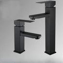 DecorBites™ Black Basin Faucet Two-in-One Hot Cold Mixer for Bathroom Sink