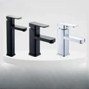 DecorBites™ Black Basin Faucet Two-in-One Hot Cold Mixer for Bathroom Sink