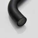 Modern matte black basin faucet bathroom rotatable sink tap