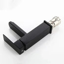 Modern matte black basin faucet bathroom single handle mixer