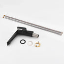 Modern matte black basin faucet bathroom single handle mixer tap