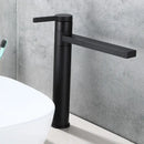 Modern matte black basin faucet bathroom sink tap