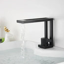 Modern matte black basin faucet bathroom vessel sink mixer