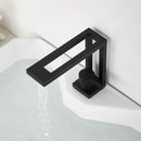 Modern matte black basin faucet bathroom vessel sink mixer