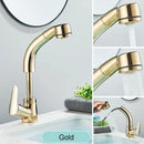 Modern matte black basin faucet with chrome accents for kitchen