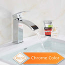 Modern matte black basin mixer faucet bathroom curved spout