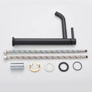 Modern matte black basin mixer tap bathroom single lever faucet