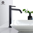 Modern matte black basin mixer tap bathroom single lever faucet