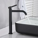 Modern matte black basin mixer tap bathroom single lever faucet