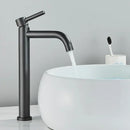 Modern matte black basin mixer tap bathroom single lever faucet