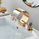Modern matte black bathroom faucet set – bathroom sleek spout