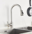 Modern matte black bathroom faucet set – bathroom sleek spout