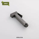 Modern matte black bidet faucet shower mixer bathroom square sprayer
