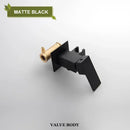 Modern matte black bidet faucet shower mixer bathroom square sprayer