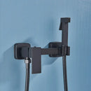 Modern matte black bidet shower faucet set bathroom mixer tap