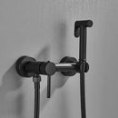 Modern matte black bidet shower faucet set bathroom mixer tap