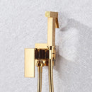Modern matte black bidet shower faucet set bathroom mixer tap