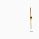 Modern matte black & brass gold led wall light bedroom sconce