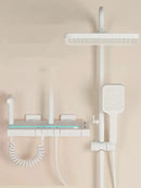 DecorBites™ Brass Shower Faucet Set with Intelligent Atmosphere Light and Pressurized System