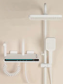 DecorBites™ Brass Shower Faucet Set with Intelligent Atmosphere Light and Pressurized System